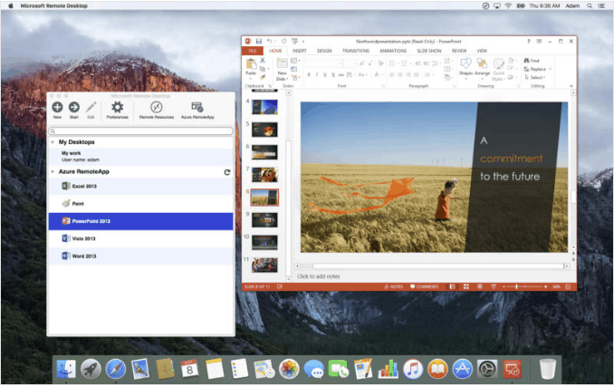 how to open rdp file on mac